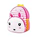 Produktbild Kinder Rucksack, HUIHUI Cartoon Canvas Backpack Schultertaschen Wasserdicht Reiserucksack Outdoor Wanderrucksacke Rucksack Schultasche Mode 2018 verrückter (Rosa)
