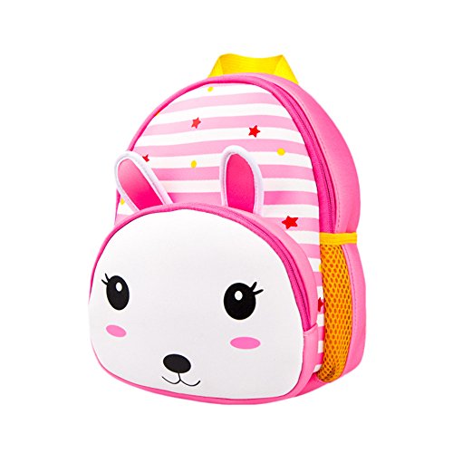Preisvergleich Produktbild Kinder Rucksack, HUIHUI Cartoon Canvas Backpack Schultertaschen Wasserdicht Reiserucksack Outdoor Wanderrucksacke Rucksack Schultasche Mode 2018 verrückter (Rosa)