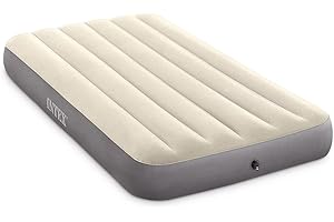 ‎INTEX Intex aufblasbare Matratze 99 x 191 x 25 cm Sand and Grey, Kunstfaser