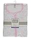 Hudson Baby Baby Girls' "Adorned Circles" Cotton Muslin Sleeping Bag - pink/white, 6 - 12 months