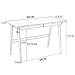 Produktbild MTX Ltd Esstisch Bambus Schreibtisch Computer Schreibtisch passt zu jedem Raum Haushalt Studie Tisch Modern Desktop Tisch mit Schublade + Stuhl,Tisch (l80cm) + Stuhl