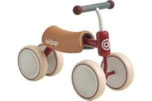 kidpop BEE and Big Bee Four-Wheeled/Tricycle Vehicle Kids Balance Bike，Toddler Ride-On Toy for Ages 1-2, First Birthday Gift, Little One's First Bike