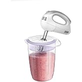 Deconox Cover Mixer Blender Container 1 Liter Non-Splash Flap Mixer Container, Cover Flap Container [Asorti]