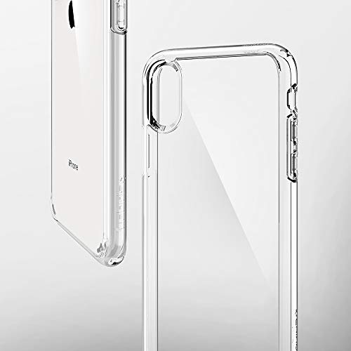 Spigen Ultra Hybrid 5 8  Funda Transparente - Fundas para tel  fonos m  viles  Funda  Apple  iPhone X  14 7 cm  5 8    Transparente 