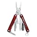 Produktbild Leatherman SQUIRT PS4 rot Taschenwerkzeug Werkzeug Multitool LTG 831227 mit Spitzzange, Zange, Drahtschneider, Messer, Metallfeile, Kreuschlitz, Schraubendreher, Schere