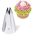 Bakefy� (1M)1 Piece Nozzle Large Size Flower Cake Decorating Icing Tip Cupcake Nozzles Decoration