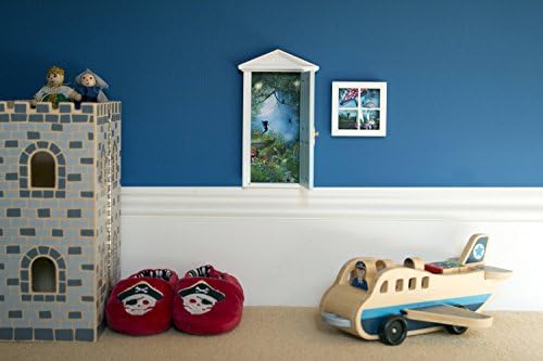 Opening red fairy/elf door, with miniature mail box