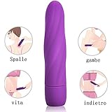 Viernes negro-EBAT Mini Vibrador 10 Frecuencias Punto G Clitoris Estimulador Vibrador Consolador Masturbador Femenino Dildo Juguete sexua-viernes negro Especiales-regalos de Navidad(púrpura)