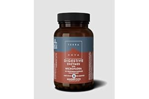 TERRANOVA Organic Digestive Enzyme with Probiotic Complex, 50 CT
