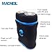 NEW! Macneil Micro Travel Shaver MCNBA737/P, Features: Twin Heads, Lift and Cut Technology, Battery Operated, Pocket Size, Non-slip Finish, Attractive Pacific Blue Colour - Ideal for Taking on Holiday or Birthday and Christmas Gifts! Keep a Close Shave! - Complete with Travel Pouch and Cleaning Brush Accessories! - Includes 2 Year Worldwide Guarantee!