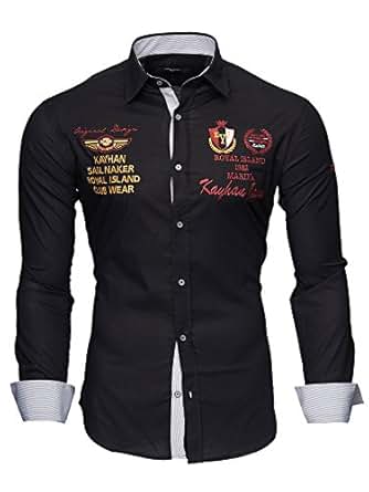 Camicia Slim Fit In Cotone Extra-fine, Collo Francese