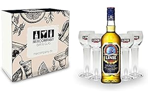 ‎LINIE AQUAVIT Linie Aquavit Set/Geschenkset ? Linie Aquavit 0,7l 700ml (41,5% Vol) + 4x Gläser