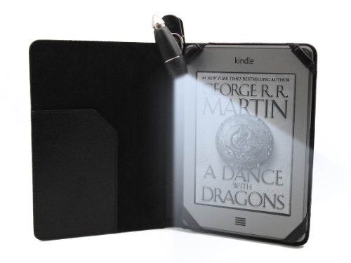 G-HUB® – Amazon KINDLE TOUCH & KINDLE PAPERWHITE Schutzhülle / Fall / Tasche / Hülle / Folio / Tablethülle in SCHWARZ KOHLENSTOFFFASER STIL – Passend für Amazon Kindle Touch & ALLEN Modellen der Kindle Paperwhite (inkl. gesetzl. Original 2012 Modell / Neu 2013 Version auch) - 3