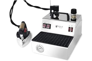 AEOLUS EOLO HOME & PROFESSIONAL EOLO Centrale Vapeur GV02 INOX Professionnelle Fer à Repasser avec Déflecteur Vapeur Chaudière en Cuivre Economie d’Energie Résistance Externe Anticalcaire Coque en Acier Inoxydable 5 Ans de Garantie