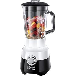 Russell Hobbs 24721-56 Mixeur Blender Electrique Horizon, 6 Lames, Bol 1,5L en verre, Puissant, Efficace Glace Pilée