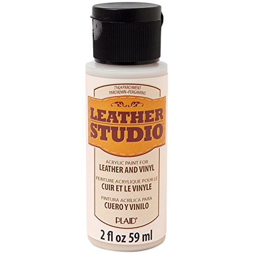 Leather Studio Leather Paint (2-Ounce), 71424 Parchment