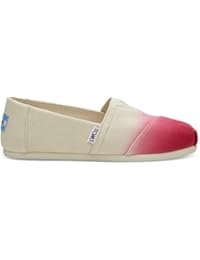 Toms Mujeres 10009711 Dip Dye Alpargata Flat, fucsia, 12 M de EE. UU.
