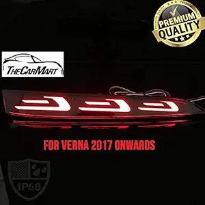 Carmart Rear Bumper DRL Reflector Back Light for Verna 2017 18 onwards