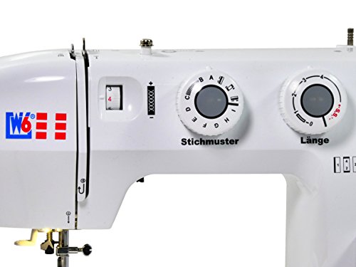 W6 WERTARBEIT W6 N 1135 Nähmaschine - Freiarm Super Nutzstich-Nähmaschine (19 Programme) - 10 Jahre Garantie W6 WERTARBEIT W6 N 1135 Nähmaschine - Freiarm Super Nutzstich-Nähmaschine (19 Programme) - 10 Jahre Garantie