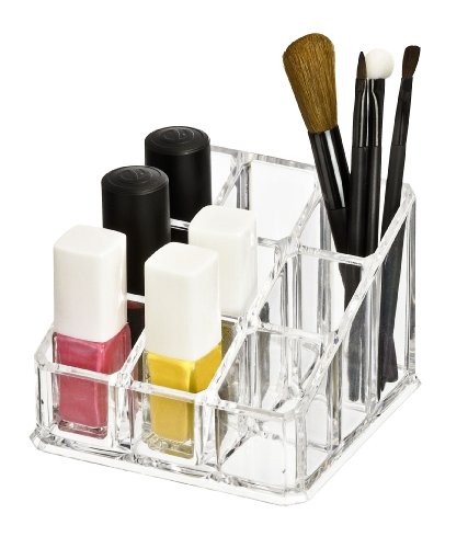 WENKO 20989100 Lippenstift Organizer Femme, Kunststoff – Acryl, 9 x 6.5 x 9 cm, Transparent - 3