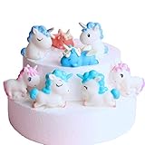 Los colores vibrantes del Unicornio y los regalos crean efectivamente una atmósfera divertida y entretenida para los niños y les ayuda a disfrutar entre actividades.