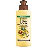 Garnier Ultra Doux À l'Huile d'Avocat et Beurre de Karité - Crème de soin sans rinçage Cheveux buclés à frisés 200 ml