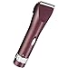 Sminiker Quiet Hair Clippers Cordless Rechargeable Hair clippers for Adults and Babies Professional Barber Clippers Set with 2 Rechargeable Batteries 4 Comb Guides and Scissors(Red))