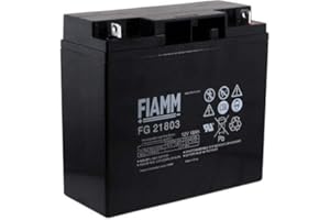 FIAMM COMPONENTI ACCESSORI S.P.A Fiamm Série FG Batterie 12V Alimentation sans interruption UPS Borne Faston 187 plate de 4,8 mm FG21803 Amperaggio 18 Ah