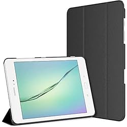 JETech 3220- Funda para Samsung Galaxy Tab A 9,7, Carcasa con Soporte Función, Auto-Sueño / Estela, Negro