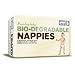 Beaming Baby Biodegradable Nappies Junior (Size 5) 15+kg, 33+lb - 4 x packs of 31 (124 Nappies)