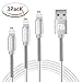 Produktbild iPhone Ladekabel,Lightning Kabel 3 Pack 1M+2M+3M mit Federschutz USB Ladekabel für iPhone X/8 Plus/8/7 Plus/7/6S/6SPlus/6/5S/5C/5/SE iPad Pro/Air/Mini,Weiß