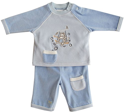 Schnizler Baby Girls' Tracksuit Blue Blau (original 900) 0-3 Months