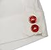 TUTTO PICCOLO "Polka Dots Ostern Easter" baby girls shorts retro with chiffon (white/red)