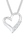 Elegante Diamant Halskette aus 925 Sterling Silber