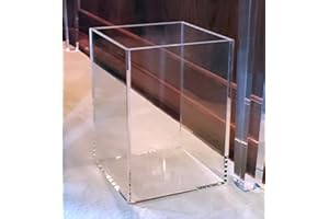 Cavinato acrylics - Gettacarte - Cestino in plexiglass Trasparente cm. 21x21xH. 30