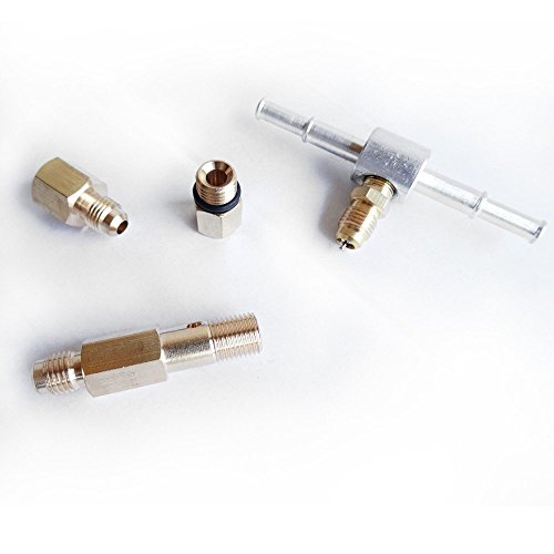 Benzindruck-Tester Set Einspritzanlage Benzindruck-Prüfer Set Druckprüfer Auto PKW Krafststoffdruckmesser - 3