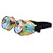 Produktbild Frashing Steampunk Sonnenbrille Damen Kaleidoskop Bunte Gläser Rave Festival Party EDM Sonnenbrille Beugungslinse Herren Kaleidoskop Gläser