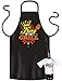 Produktbild orginelles und witziges Outfit Grillschürze Set: " King OF THE GRILL "