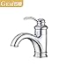 Produktbild NewBorn Faucet Küche Oder Badezimmer Waschbecken Mischbatterie Einloch Einzigen Griff Kabinett WC Waschbecken Kaltes Wasser Rose Gold Antik Kupfer Antik gebürstetes 203A