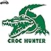 Produktbild 40x49 cm roc Aufkleber Jagd Crocodile Club Aufkleber Hohl Aufkleber Hunter Autofenster Vinyl Aufkleber Lustiges Plakat Motorrad