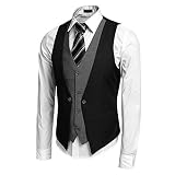 women's slim fit tuxedo blazer Chaleco de traje con bolsillos falsos para hombre, muy de moda y se ve elegante