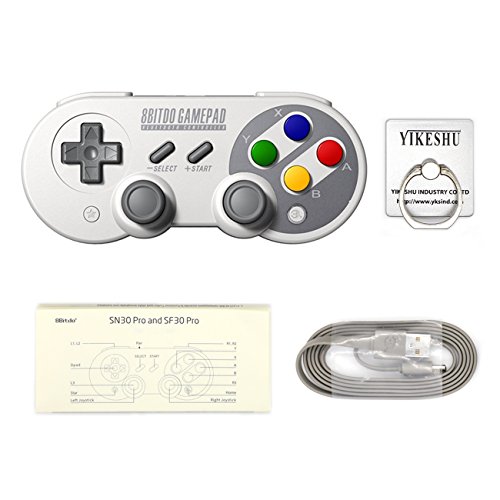 SF30Pro Gamepad  YIKESHU excelente 8Bitdo Controller funciona con Nintendo Switch  Wireless Bluetooth Controller Classic Nintendo Gamepad Joystick para Mac  dispositivos Android y Windows  TOY00014 