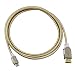 Produktbild USB 3.1 Typ C Stecker auf Buchse Adapter Displayport DP Stecker Kabel für Macbook Nokia N1 Tablet Phones (DP Gloden)