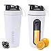 Produktbild TOOFEEL Protein Shaker 820ml Stainless Steel Shaker| Diät Shaker | Edelstahl Eiweiß Shaker Wasserflasche Protein-Shaker mit Sichtbares Fenster, auslaufsicher