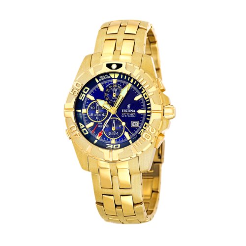 Festina Herren-Armbanduhr XL Chronograph Quarz Edelstahl beschichtet F16119/2 Festina Herren-Armbanduhr XL Chronograph Quarz Edelstahl beschichtet F16119/2