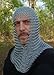 Produktbild Butted Chain-mail Hood (V-neck) Zink Coif re-enactment / larp / role-play by ancientcraftstore