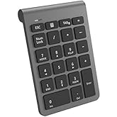 Clavier numérique Bluetooth, Cateck 22 Touches Clavier d'extension sans Fil Bluetooth sans Fil avec Plusieurs raccourcis pour