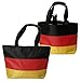 Produktbild Fantasche - Deutschland - Flagge als Tasche für alle Fans of Germany - praktisch zur EM/WM / Olympia und anderen Sportereignissen