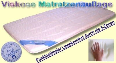 5 Zones Viscose Memory Foam Mattress Protector 200 x 200
