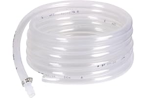flintronic 5M Rörslang Transparent, Tillbehör till vattenpumpar med kontakt Automatisk pump Vatten Överföring